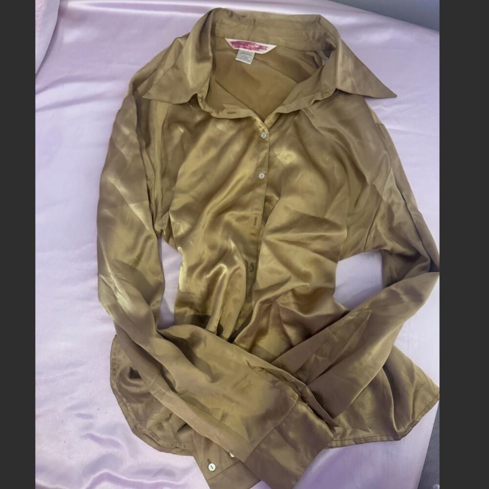 Express Women's Gold Blouse